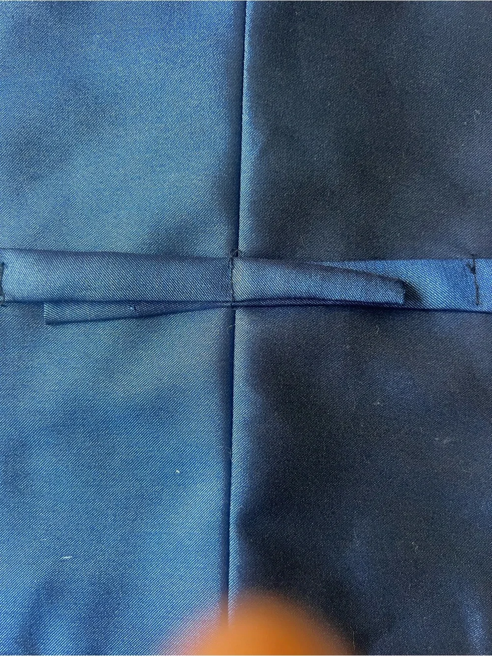 Boys Blue Satin-Trim Dress Vest